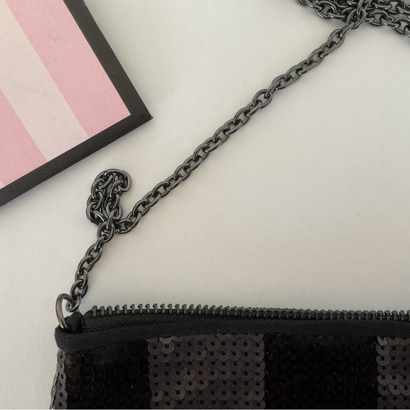 Victoria's Secret PINK Black Sequin Bag Holiday 2009 - Picture 4 of 13